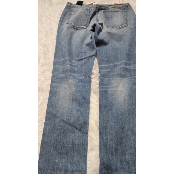 Ei8ht Dreams Soft Touch Denim Distressed Slim Boyfriend Jeans Size 31 34x33 - Picture 10 of 16